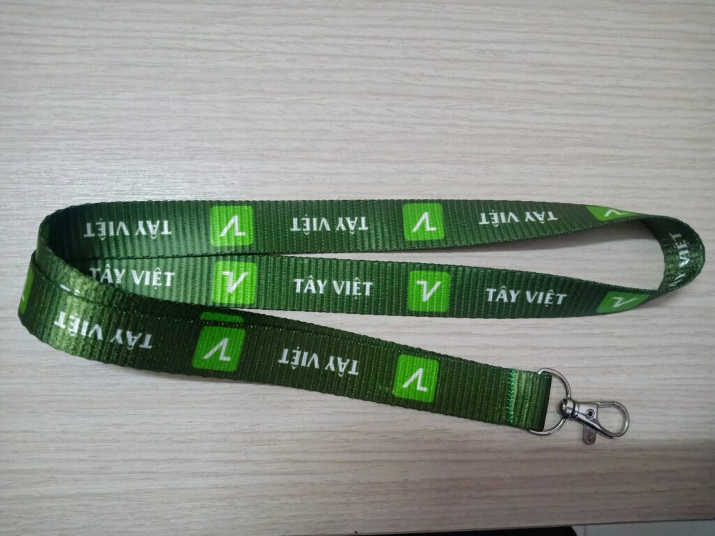 Dây đeo thẻ Polyester Tây Việt