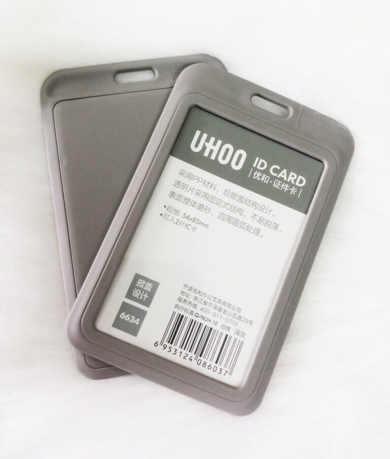 Bao đựng thẻ Uhoo cao cấp màu xám