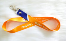 Dây đeo thẻ Satin Đoàn thanh niên UTC 2