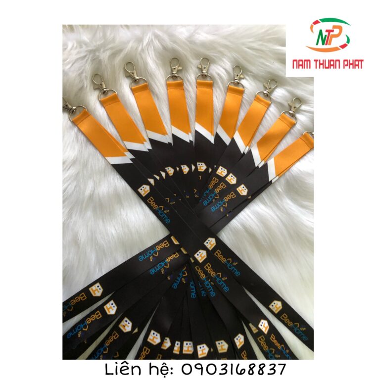 Dây đeo thẻ Satin Bee Home