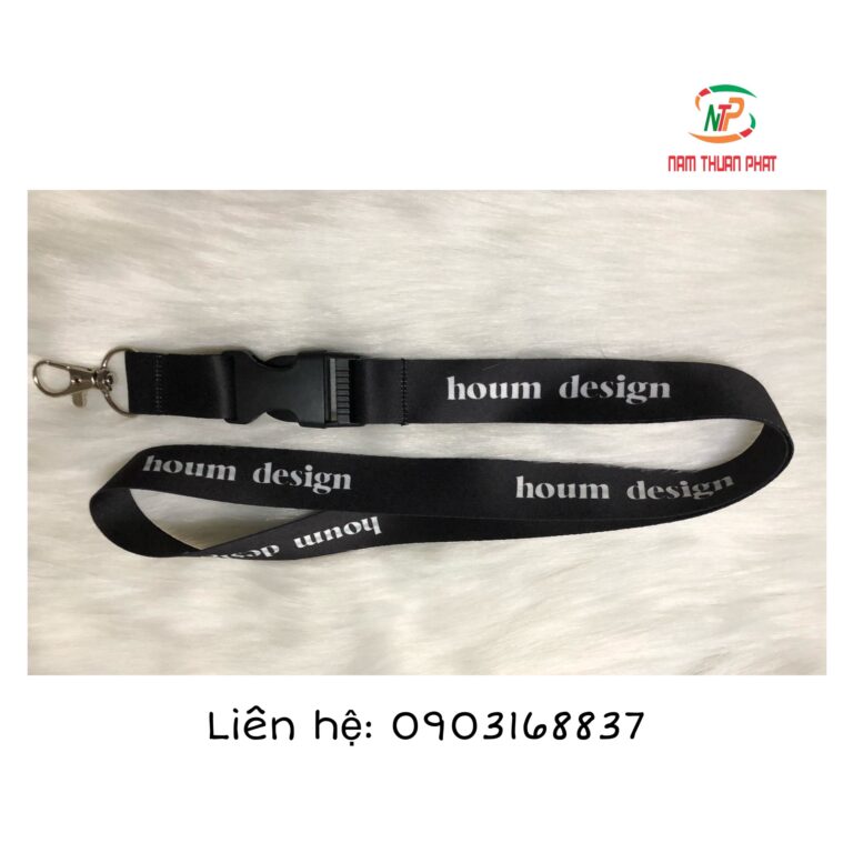 Dây đeo thẻ Satin Houm design