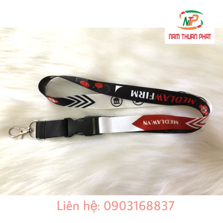 Dây đeo thẻ Satin Medlawfirm