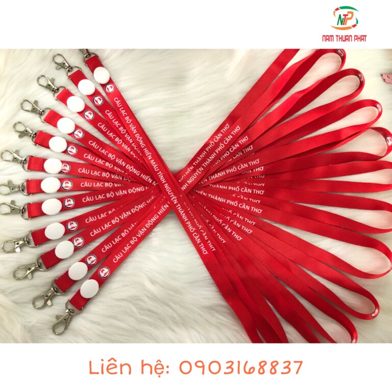Dây đeo thẻ CLB hiến máu Cần Thơ