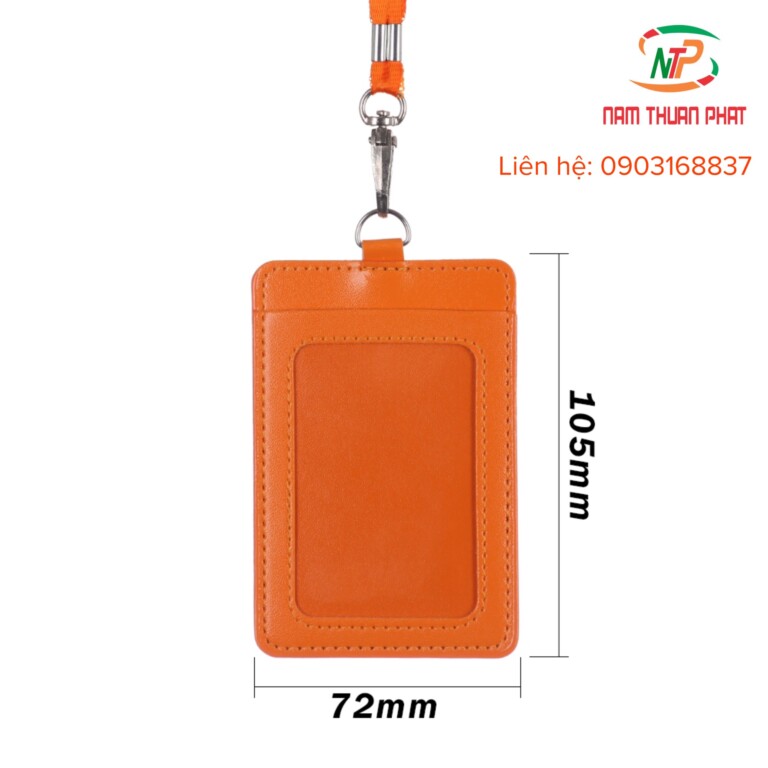 Bao đựng thẻ Simili màu cam