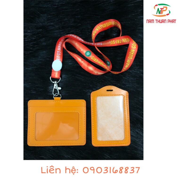 Bao đựng thẻ Simili màu cam