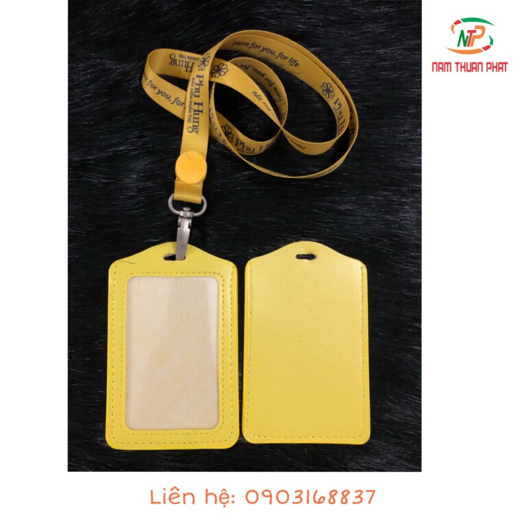 Bao đựng thẻ Simili màu vàng