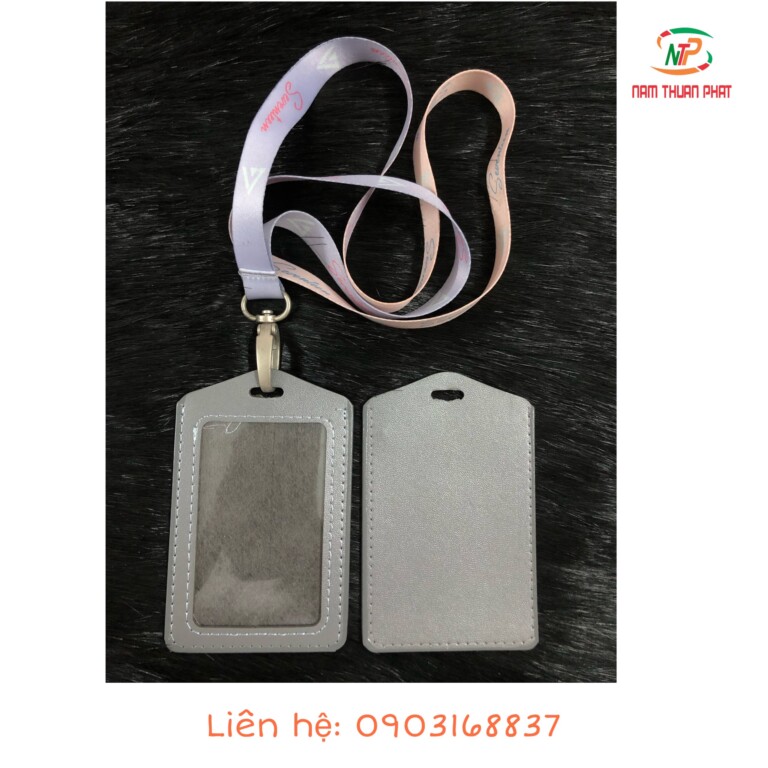 Bao đựng thẻ Simili màu xám