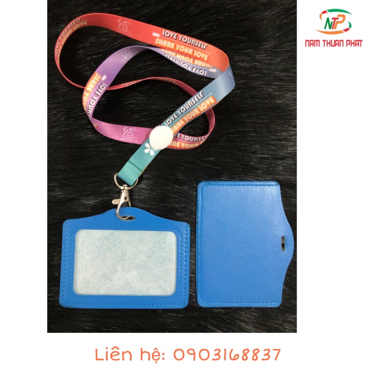 Bao đựng thẻ Simili màu xanh dương nhạt