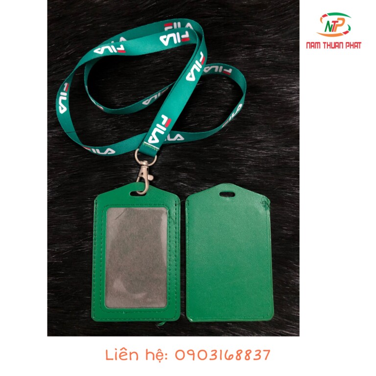 Bao đựng thẻ Simili màu xanh lá