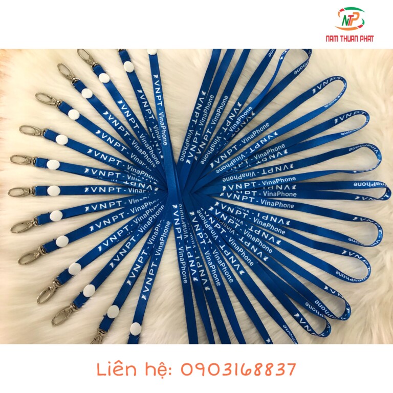 Dây đeo thẻ Satin VNPT – Vinaphone