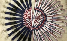 Dây đeo thẻ ĐH Ngân hàng – dây trắng