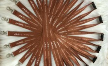 Dây đeo thẻ Jabil nâu – có khóa an toàn