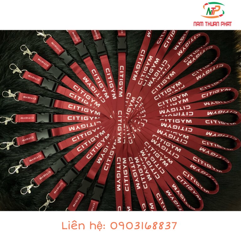 Dây đeo thẻ Satin CITYGYM