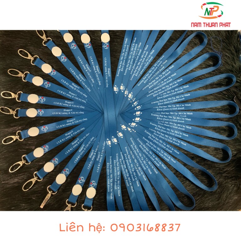 Dây đeo thẻ HappyU – ĐH Mở TP.HCM