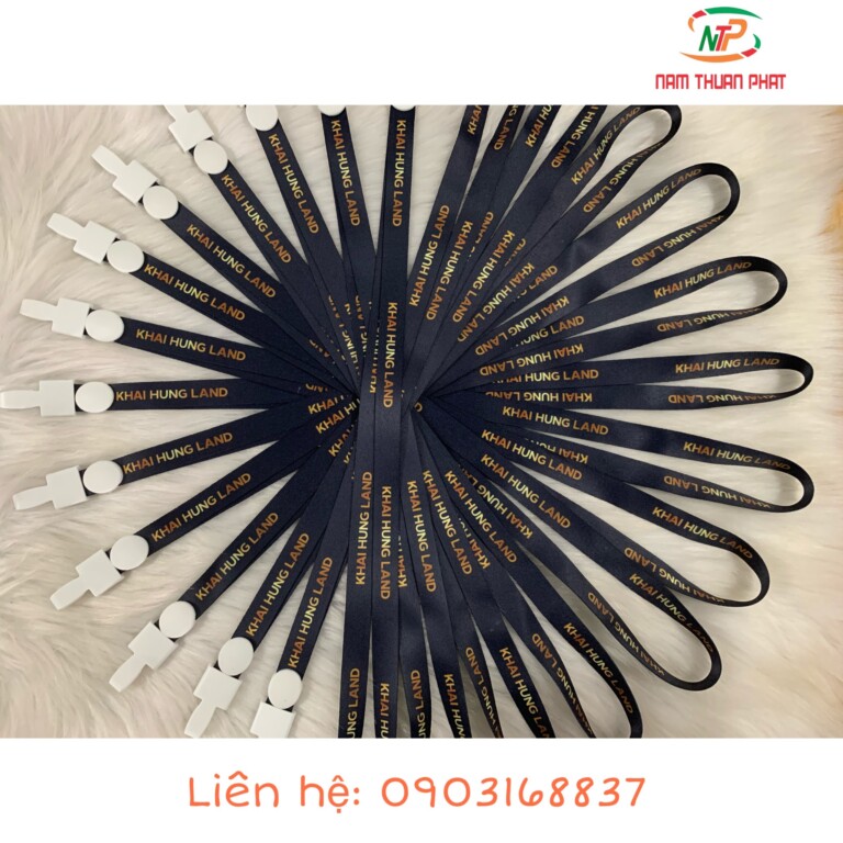 Dây đeo thẻ Satin Khai Hưng Land