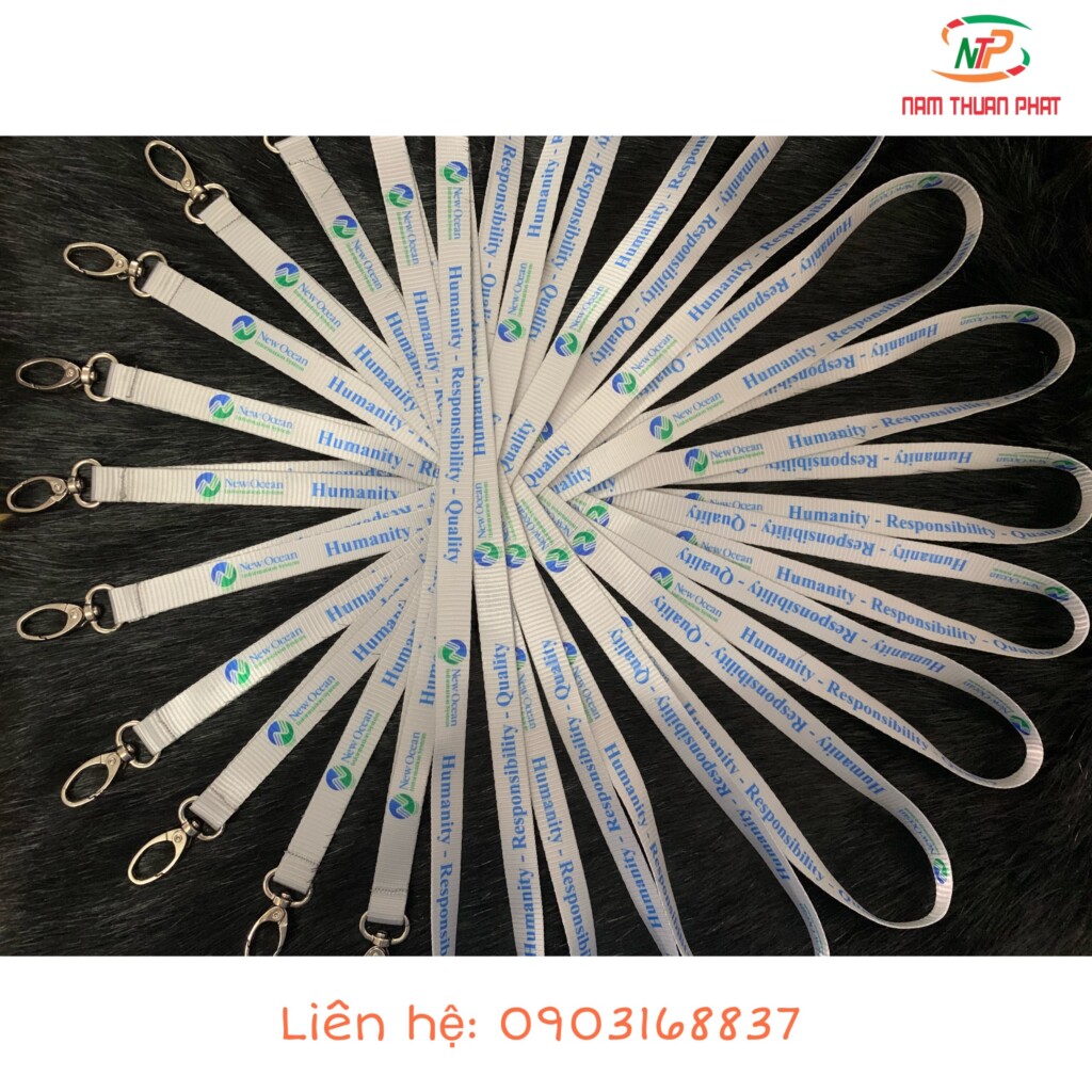 Dây đeo thẻ Polyester New Ocean