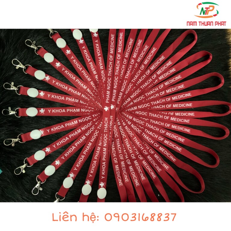 Dây đeo thẻ Satin YK PNT