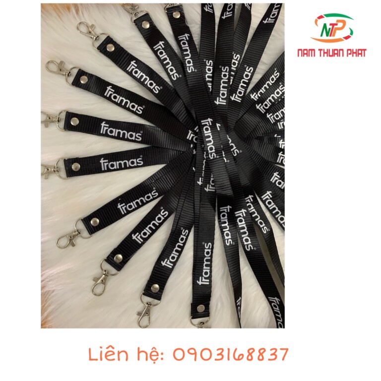 Dây đeo thẻ Polyester tramas