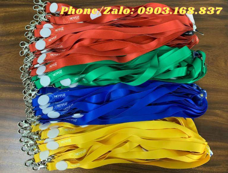 Dây đeo thẻ Satin NOVUZ